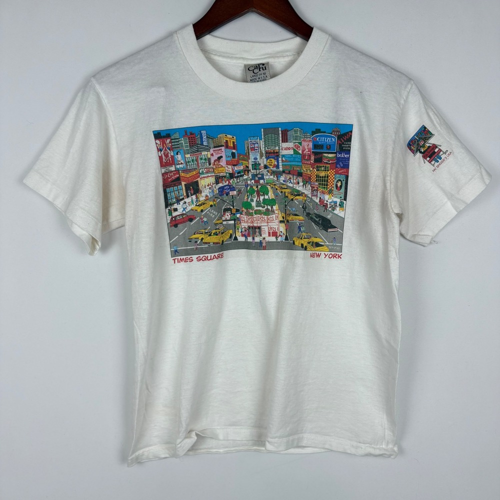 Cal Cru Vintage Times Square Pat Singer‎ T-Shirt